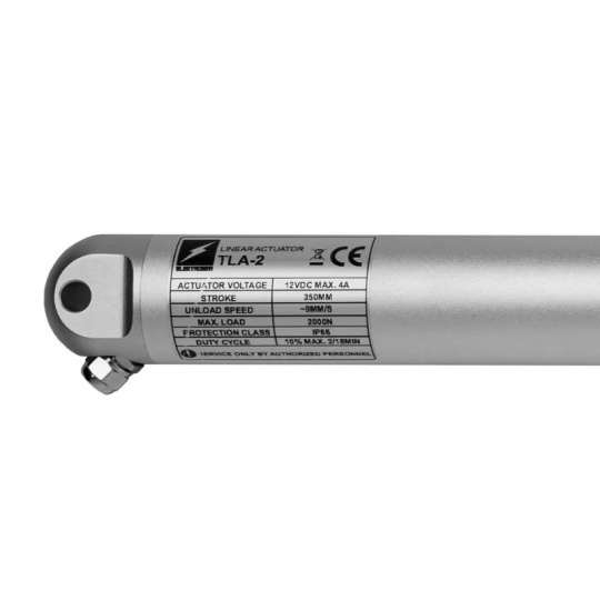Трубчастий привід TLA-2 2000N 9 мм/с 12V з кінцевими вимикачами - хід 35 см