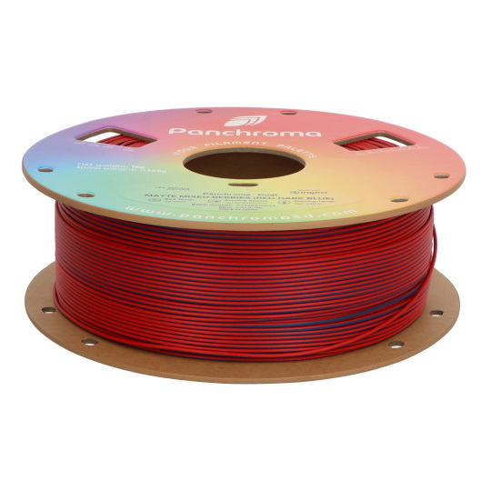 Філамент Polymaker Panchroma PLA Dual Mixed Berries 1.75 мм 1 кг - червоно-темно-синій
