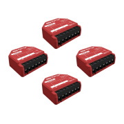 Shelly 1PM Gen3 - 1-kanałowy przekaźnik dopuszkowy/sterownik - WiFi/Bluetooth z pomiarem energii - aplikacja Android/iOS - 4szt.