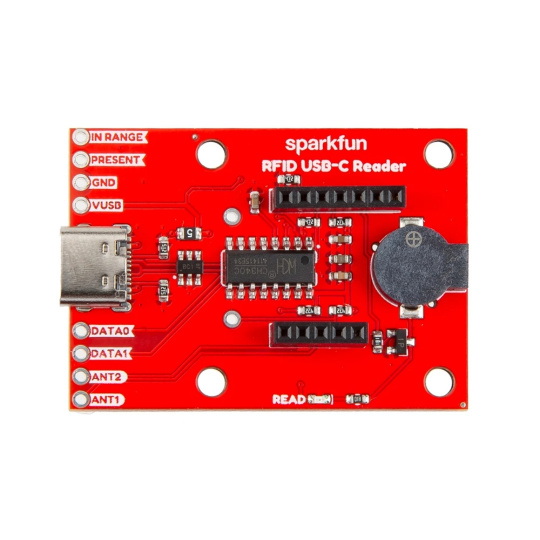 Зчитувач RFID-міток 125 кГц - USB Type-C - SparkFun SEN-28020