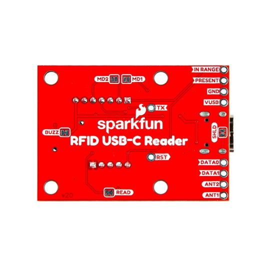 Зчитувач RFID-міток 125 кГц - USB Type-C - SparkFun SEN-28020