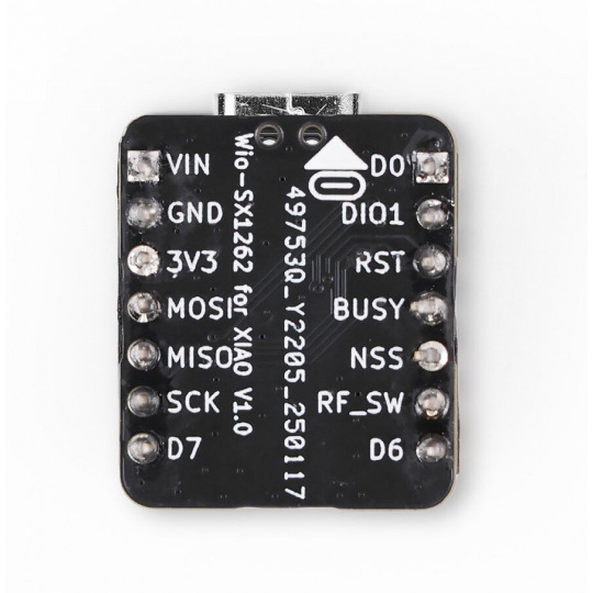 Комплект Xiao nRF52840 + Wio-SX1262 для Meshtastic - LoRa/Bluetooth - Seeedstudio 102010710