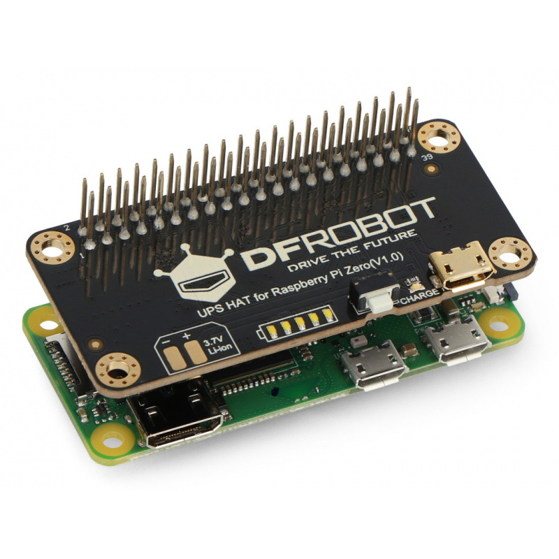 UPS HAT - nakładka dla Raspberry Pi Zero - DFRobot DFR0528