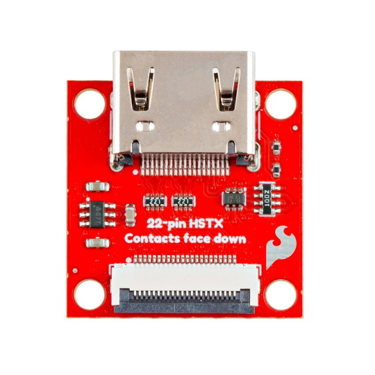 22-контактний DVI-адаптер HSTX для Raspberry Pi 5/IoT RedBoard RP2350 - SparkFun BOB-28468