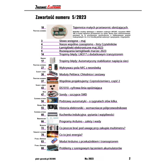 Розуміння електроніки (5/2023) – щомісячне, цифрове видання