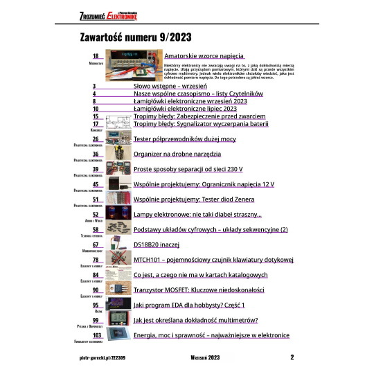 Розуміння електроніки (9/2023) – щомісячне, цифрове видання