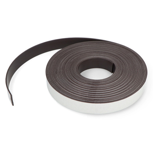 Самоклеюча магнітна стрічка - 25 мм, довжина 10 м