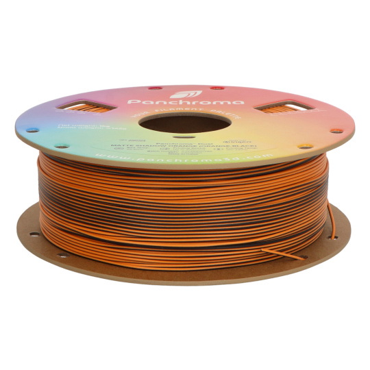 Філамент Polymaker Panchroma PLA Dual Shadow Orange 1.75 мм 1 кг - помаранчево-чорний