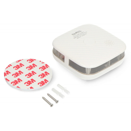 Tuya - детектор диму - фотоелектричний датчик зі звуковим сигналом - WiFi - Zamel Gardi CDB-03