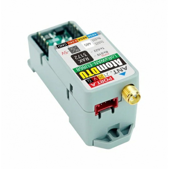 Atom DTU LoRaWANEU868 - Модуль зв'язку LoRaWAN з антеною - STM32WLE5 - для модулів розробки M5Atom - M5Stack A152-EU868