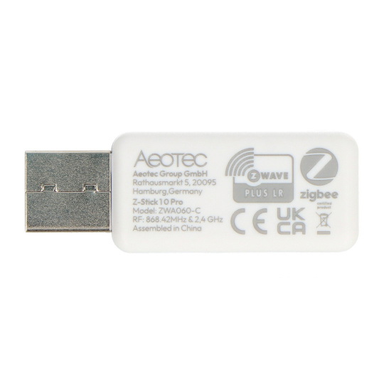 Aeotec Z-Stick 10 Pro - USB-модуль - Z-Wave/ZigBee