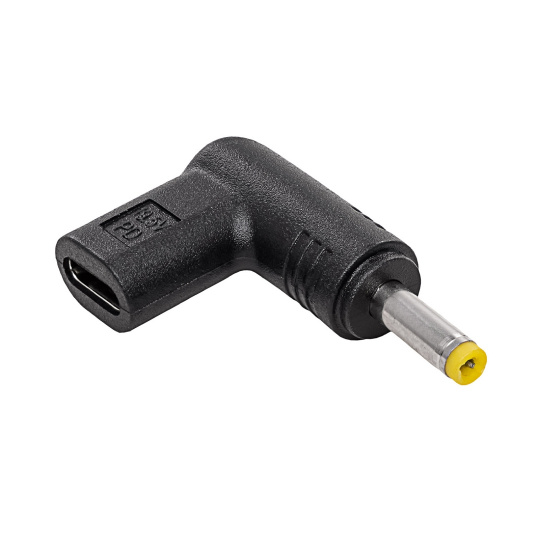 Адаптер USB Type-C на DC 4/1.7 мм - Універсальний штекер живлення - Akyga AK-ND-C04