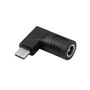 Adapter DC 6,3/3 mm + pin na USB typu C - gniazdo do zasilacza sieciowego - Akyga AK-ND-D05
