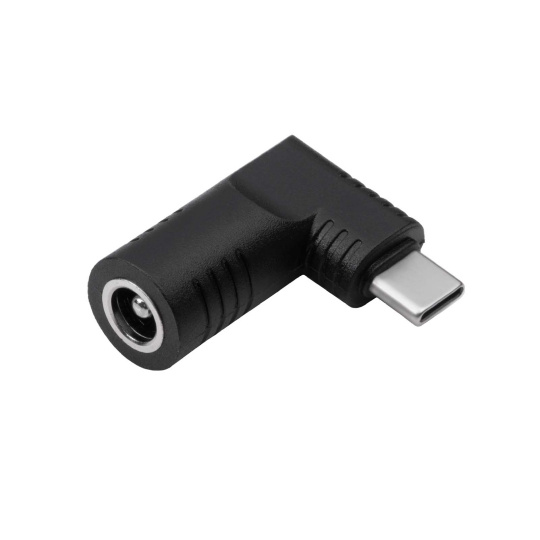 Адаптер DC 5.5/2.5 мм + pin на USB Type-C - гніздо для адаптера змінного струму - Akyga AK-ND-D06