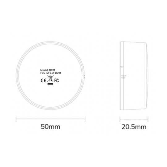 BC01 Bluetooth-маяк для приміщень - Bluetooth-маяк для трекера SenseCAP T1000 - Seeedstudio 113991194