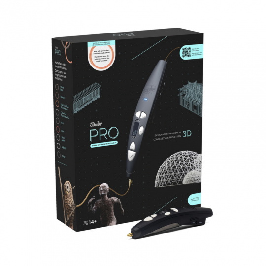 3D-ручка для друку 3Doodler PRO+ - набір з 9 ниток + аксесуари