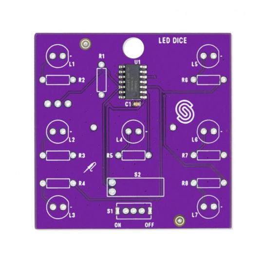 Світлодіодні кубики - навчальний набір для навчання паянню - Attiny404 - Паяні 333140