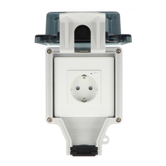 Tuya - вулична розетка з вимірюванням енергії IP66 260V - ZigBee - RTX SET_HZPEW_IP