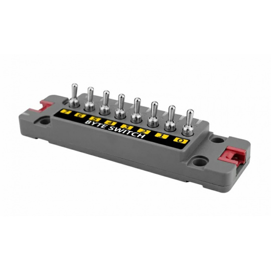 ByteSwitch - 8 перемикачів + 9 діодів WS2812C RGB - STM32G031 - Модуль розширення блоку - M5Stack U191