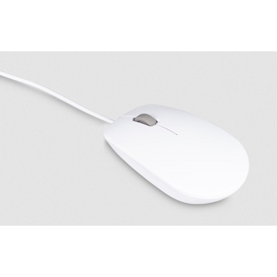 Raspberry Pi Mouse 2 - Офіційна дротова оптична миша - Біла