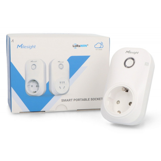 Розумна розетка Milesight WS523 LoRaWAN з вимірюванням енергії - 16A