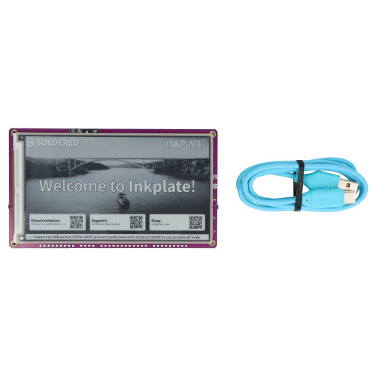 Inkplate 5 Gen2 - дисплей електронного паперу 5,2 дюйма, 1280x720 пікселів - ESP32 - сумісний з Arduino - припаяний 333333