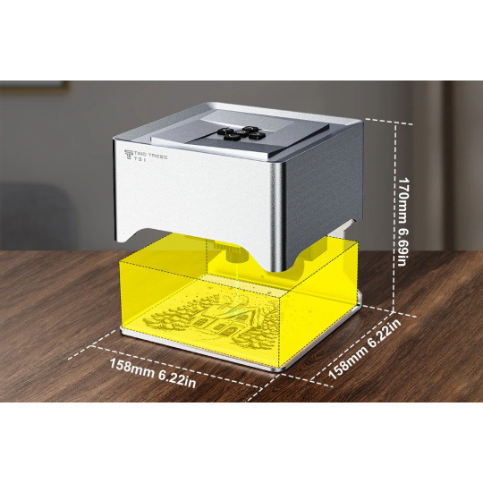 Лазерний плоттер Two Trees TS1 Mini 3W