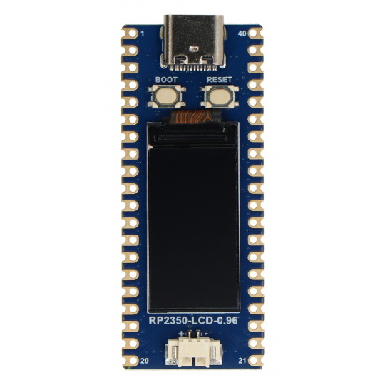 RP2350-LCD-0.96 - плата розробки з мікроконтролером RP2350A та 0.96'' РК-дисплеєм - Waveshare 28822