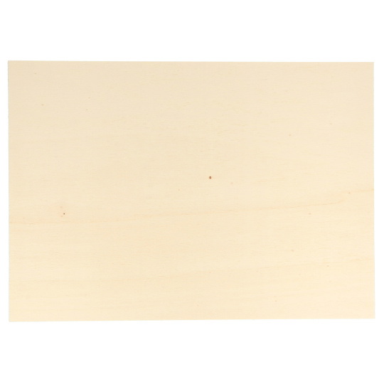 Фанера з тополі - 5 мм - 210x297 мм - 5 шт.