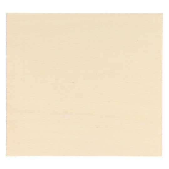 Фанера з тополі - 6 мм - 110x120 мм - 5 шт.