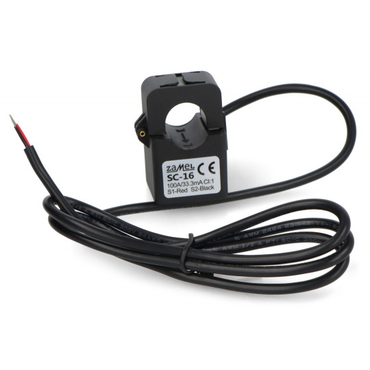 Трансформатор струму для MEW-01 - 100A/33.3mA - WiFi - Zamel SC-16