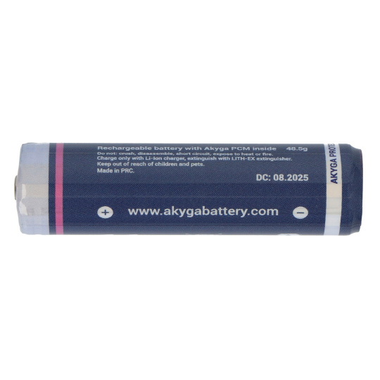 18650 Літій-іонний акумулятор Akyga INR18650-20M-PCM 3.7V/2000mAh із захистом