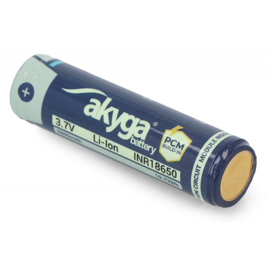 18650 Li-Ion Akyga INR18650-29M-PCM 3.7V/2900mAh елемент із захистами