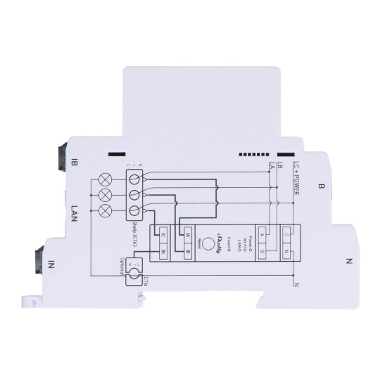 Shelly Pro 3EM-3CT63 - одно/трифазний лічильник електроенергії з підтримкою LAN/WiFi/Bluetooth