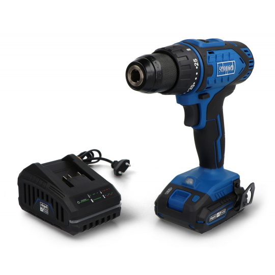 Акумуляторний дриль-шуруповерт Scheppach C-DTB74-1-X з набором аксесуарів