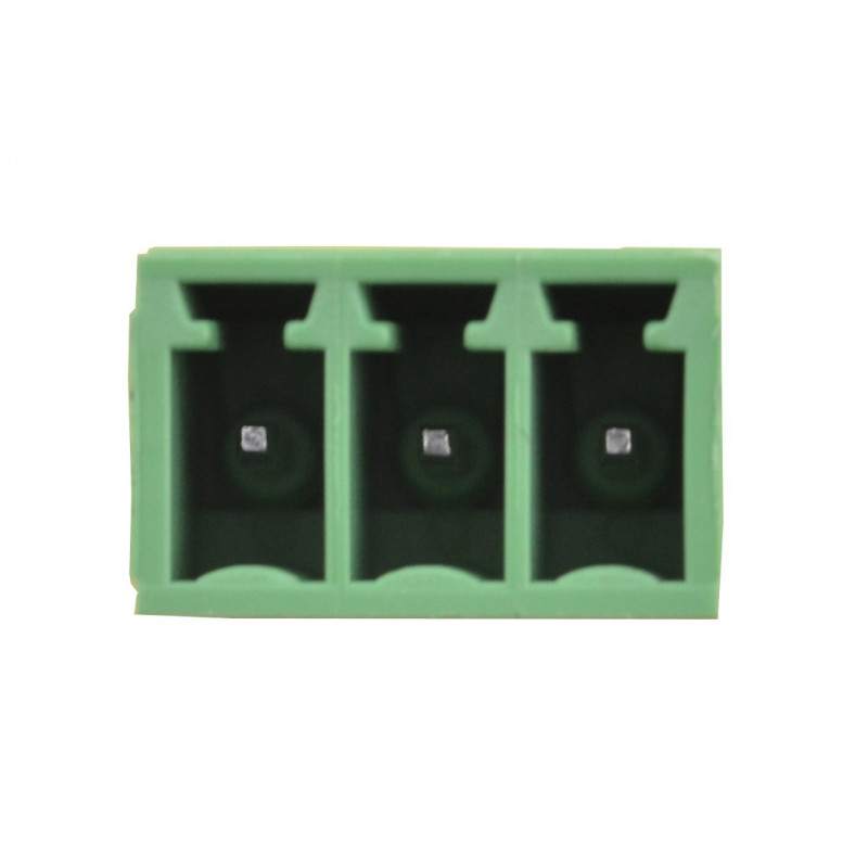 Listwa montażowa męska, 3-pinowa, raster 3,5mm, pionowa, zabudowana