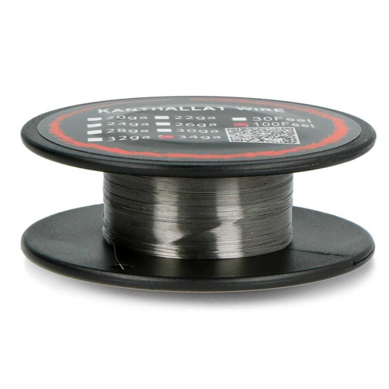 Drut oporowy Kanthal A1 0,16mm 56Ω/m - 30,5m