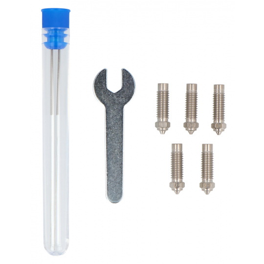 Набір сопел 0,4 мм/0,6 мм/0,8 мм для 3D-принтерів Elegoo Neptune 4 Plus/4 Max - загартована сталь