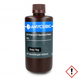 Żywica do drukarki 3D - Anycubic 3D Printing UV Sensitive Resin Basic 1L - Grey
