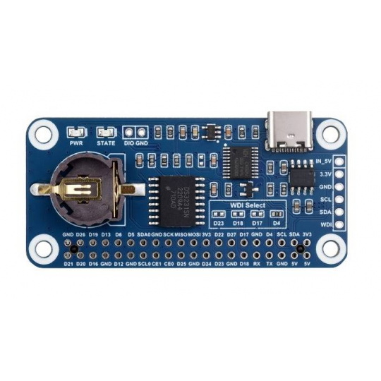 Модуль часов реального времени и сторожевого таймера DS3231SN для Raspberry Pi - Waveshare 25766