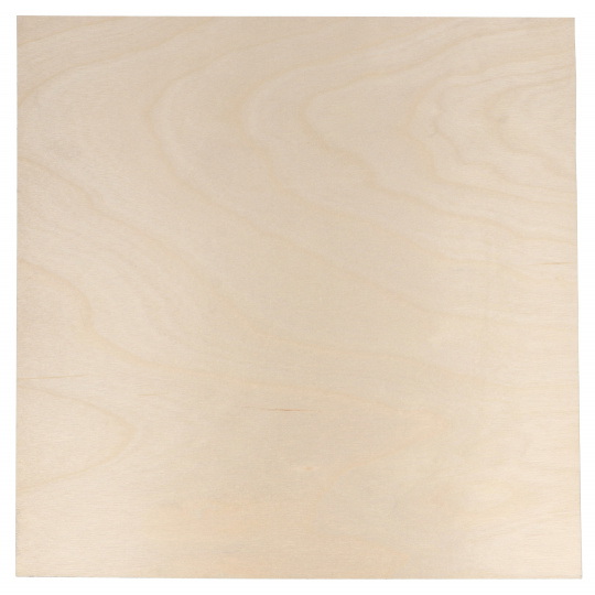 Фанера березова - 1мм - 300х300мм - 5 шт.