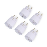 Zestaw Shelly Plug S MTR Gen3 - inteligentne gniazdko WiFi z pomiarem energii - białe - 5szt.