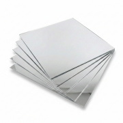 Plexi srebrne lustro - 2mm - 200x200mm - 5szt.