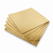 Plexi złote lustro - 3mm - 200x200mm - 5szt.
