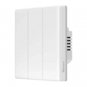 Sonoff TX T5 3C - inteligentny dotykowy przełącznik ścienny WiFi - 3-kanałowy - biały