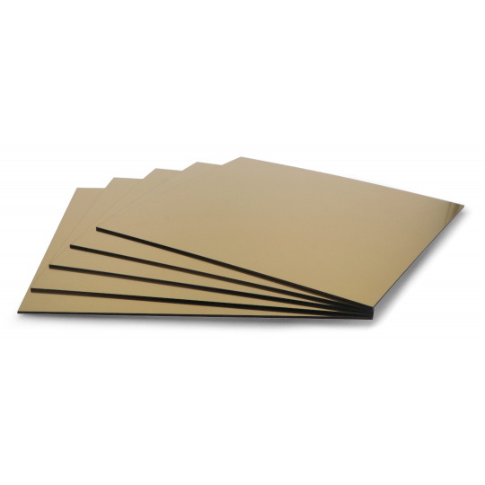 Гравірування ламінату - золото - 1,6мм - 300х300мм - 5 шт.