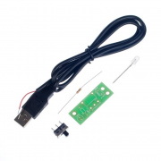 Zestaw do budowy lampki LED zmieniającej kolory - USB - Kitronik 2131