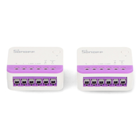 Sonoff MINI-RBS — интеллектуальный контроллер для рулонных штор с Wi-Fi/Matter — 2 шт.