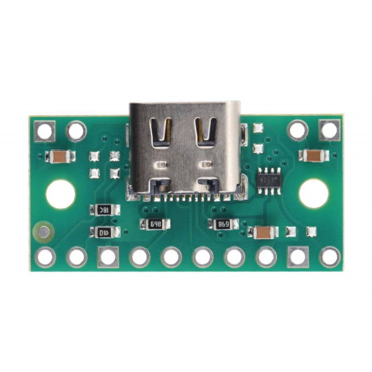 Разъем питания USB Type-C с мультиплексором TPS2116 - usb09b - Pololu 3729