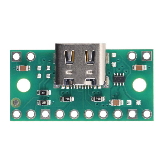 Разъем питания USB Type-C с мультиплексором TPS2116 - usb09a - Pololu 3728